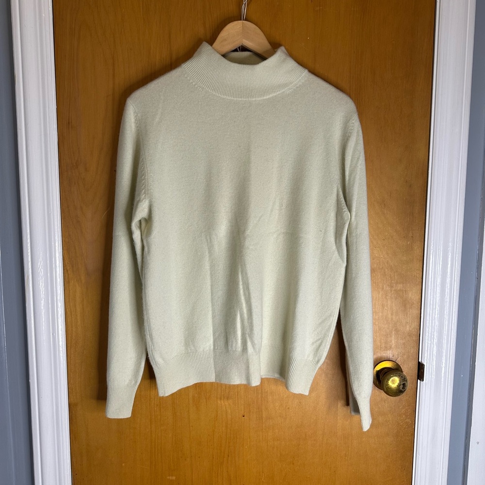 Westbound Cream Turtleneck Sweater